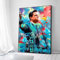 phtnmaihw Leinwandbild, Filmplakat, Wolf von Wall Street, 58 x 78 cm, ungerahmt