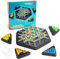 ZUNIPLEX Triggle,Chain Triangle Chess Game, Geometric Strategy Board Game, Multi-Player Rubber Band, Puzzle Board for Kids & Adults 3+, Family