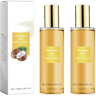Vanille Coconut Passion Bodyspray, Coconut Passion Fragrance Mist, Parfum Damen, Bodyspray, Eau de Parfum Für damen, Langanhaltender Duft, Vanille Parfüm (2PC)