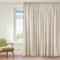 PONY DANCE Wohnzimmer Gardinen mit Kräuselband für Schienensystem 1er Set H 260 x B 300 cm Leinenvorhänge Boho Gardinen Leinen Natur Extra Breite Vorhänge Leinenoptik Halbtransparent