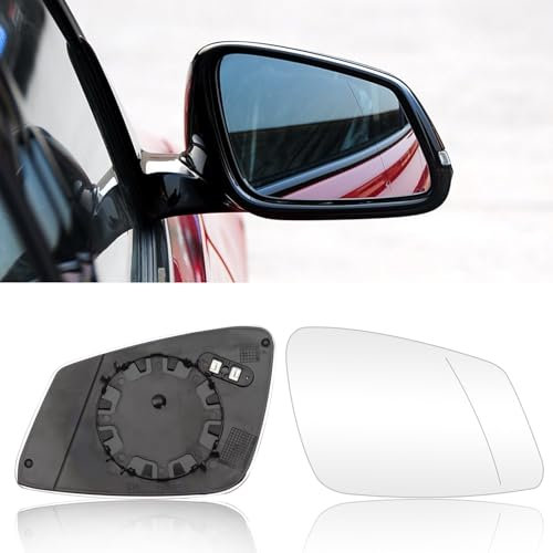 Altsbaos 1PCS Ersatzspiegel Beheizbar Kompatibel mit BMW 1 2 3 4 5 6 7er i3 X1 Spiegelglas F20 F21 F22 F23 F45 F46 F30 F31 F32 F33 F34 F36 F48 F10 F11 F12 F13 F01 F02 F04 F06 F07 (1PCS Rechts)