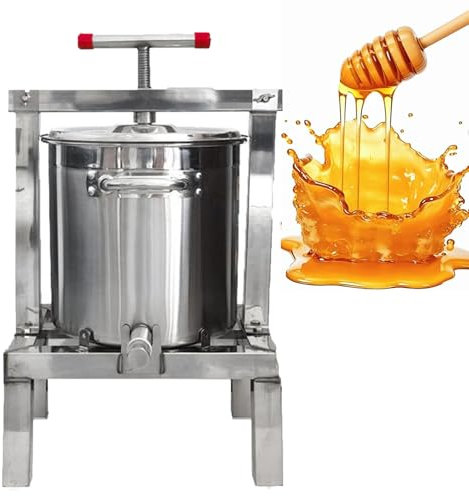 Prensa De Vino De Fruta, Sidra De Acero Inoxidable, Prensa Hidroprensa De Sidra De Acero Inoxidable, Prensa De Miel, Prensa De Vino De Uva Con Barril Y Colador Para Elaborar Vino