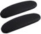 FYTXSZ Office Computer Chair Arm Covers - Stretchy Polyester Arm Cover Protector, Thickened Washable Arm Chair Covers Slipcovers - Black Pack of 2