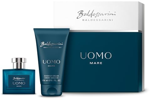 Baldessarini® Uomo Mare | Duo Set | Eau de Toilette Natural Spray & Shower Gel 150 ml ohne FS