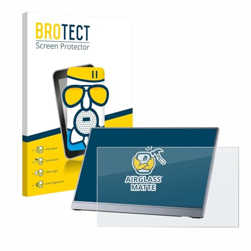 BROTECT Schutzglas für Arzopa Z3FC 16.1 | Entspiegelnder Displayschutz Made in Germany Schutzfolie Glas Matt Anti-Reflex Kratzfest 9H Anti-Fingerprint Einfache Montage