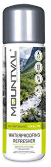 Mountval Impermeabilizzante liquido per proteggere idrorepellenza di tessuti sportivi e da montagna. Conf. da 300ml