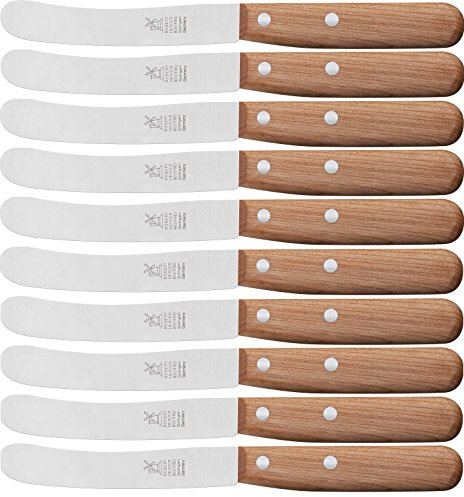 10x Frühstücksmesser, „Buckels, Tafelmesser, Brotzeitmesser, Windmühlenmesser