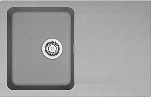 Franke Tectonite Orion 611-78 114.0476.401 - Fregadero empotrable, color gris piedra, cromo