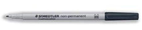 STAEDTLER MARS Folienstift Lumocolor M nonpermanent schwarz