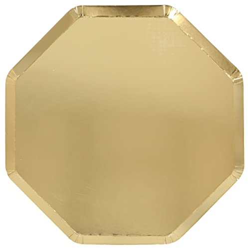 Meri Meri Gold Dinner Plates (Pack of 8)