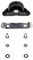 Brompton BLACK mudguard roller assembly and screws (for L version)