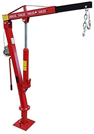 Varan Motors NEPTC-03 - Grúa de elevación para remolque, portón trasero con cabrestante (900 kg)