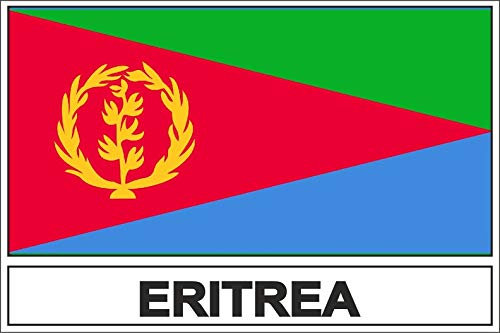 Akachafactory Sticker Aufkleber Flaggen Flagge Fahne ER Eritrea