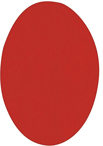 Rodilleras elásticas termoadhesivas para la ropa | Parches para reparar prendas. 6 Coderas o rodilleras de 9 x 13 cms. Color: Rojo
