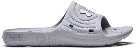 Under Armour Ua M Locker Iv Sl, Sandalo Slide Uomo, Mod Gray Mod Gray White, 47.5 EU