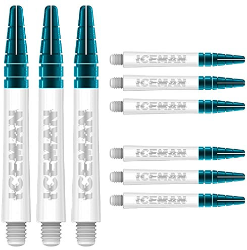 RED DRAGON Gerwyn Price Iceman Nitrotech Ionic Stems (Short, Weiß)