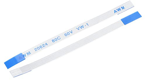 sourcing map 20er Pack FFC Schleife Kabel 6 Pin 0.5mm 60mm (B Typ) für 3D Drucker Kamera DVD