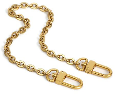 Xiazw Feine Geldbörse Kette Schulter Umhängeriemen Tasche Zubehör Charm Dekoration (Antikes Gold, 33 cm)