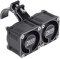 DKKY RC Motor Cooling Fan Heatsink 21000 RPM with 47-51mm Adjustable Mount for 1717 4985 Motors ARRMA Infraction Felony Limitless and Axial, Black