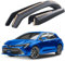 Goodyear Windabweiser für/kompatible mit Toyota Corolla Schrägheck 2018-2025 - Integrierte Regenabweiser - Autofenster Regenschutz - Ermöglichen Frischluft - Waschstraßenfest - Einfache Montage 4 Set