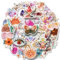 HNTR® Bohemian Stickers | 50 Whimsical Mystic & Nature-Inspired Boho Decals | Aesthetic Vinyl Sticker Pack for Laptops, Water Bottles, Journals & More | Waterproof & Durable