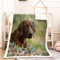 3D Rhodesian Ridgeback Kuscheldecke 130x150cm Tierischer Hund Flauschige Sherpa Decke Microfaser Warm Weich Fleecedecke Wohndecke Dicke Flanelldecke Sofadecke Couchdecke Kinder Erwachsene Winter