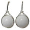 Ohrringe NOBLE Edelstein Jade weiß (Silber)