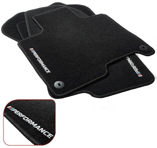 MATSMORE Velours fussmatten Auto Velours-Auto Fußmatten für Auto Velours fussmatten kompatibel mit Mazda 2 II 2007-2014