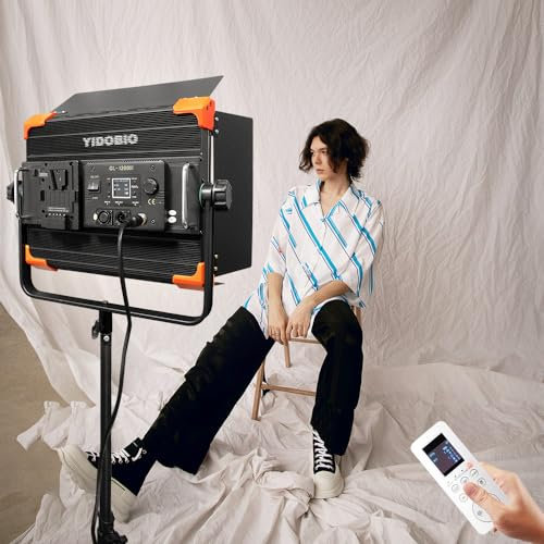120W Bicolor LED-Panel Video Licht 2700-7500K,CRI=95 TLCI 97,Leise schnelle Wärmeableitung Lampe mit APP Control,Fotografie Beleuchtung Kit Lichter für Studio Video,Live Stream,Filmen