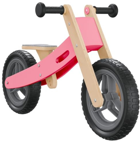 vidaXL Bicicletta Senza Pedali per Bambini Rosa