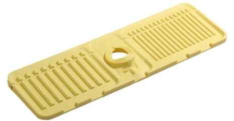 QEOTOH Silikon-Wasserhahn, Spritzschutz, faltbar, multifunktional, für Waschbecken, Abtropffläche, Waschbecken, Wasserhahn, Abfluss, ordentlich, Silikon, Abtropfgestell, ordentlich, Abtropfgestell, Dr