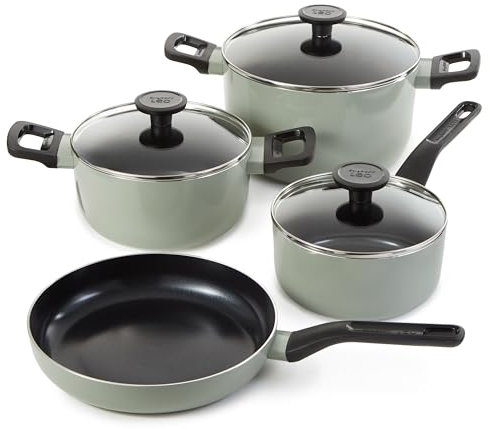 Berghoff - 7 tlg. Kochtopfset mit Antihaftbeschichtung Glints Sage