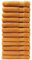 DoubleDry Handtücher Set 12-50 X 100 cm, Flauschige Badehandtücher, Duschhandtücher aus 100% Baumwolle (Oeko-TEX MIG Certified)- 500 g/m², Handtücher für Fitnessstudio, Spa & Strand (Ockergelb)