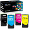 SavFinto C310 C315 Toner Ersatz für Xerox C310 C315 Tonerpatronen Kompatibel für C310 C310DNI C310DNIM C315 C315DNI C315DNIM (4 Stück)