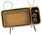 OKUMEYR 1Stk handyhalter altes Telefon Schreibtischaufsatz Retro Phone Holder Handy aufsteller Lautsprecherständer Handyständer kreativer Redner Outdoor-Lautsprecher Tv schmücken Ornamente