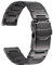WOCCI 20mm Schweres Metall Uhrenarmband für Herren, Edelstahl 316 L, Faltschließe mit Doppelverriegelung (Space Grau)