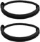 Amexo 2 piezas pulsera hombre, 1 par pulsera trenzada ajustable Mode y versátil, Sencillo e informal pulsera de pareja para vida diaria y al aire libre (hebilla de cuerda)