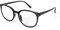 MMOWW Runder Rahmen Lesebrille Damen Herren, Federscharnier Runden Blaulichtfilter Computerbrille Entspiegelt Brille (Schwarz, +2.0)