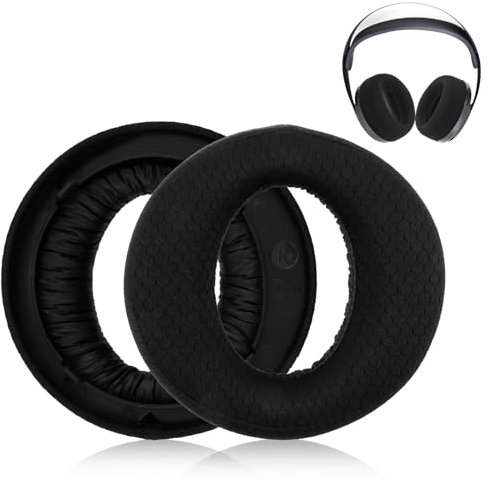 Tweozhui 1-Paar Headset ohrpolster Professionelle Ersatz-Ohrpolster, kompatibel mit Sony PS5 Pulse 3D Wireless Headset, Headset ohrpolster für ps5, Atmungsaktiver Stoff und Hochwertiger Schaumstoff