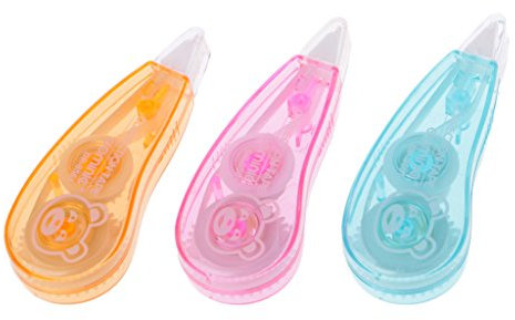 White Out Correction Tape Mit Schutzkappen Korrekturwalzen Tragbares Korrekturband Für Instantskorrekturen