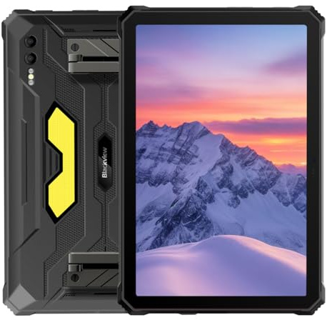 Blackview Active 10 Pro | 10,95 90Hz | 36GB RAM + 256GB (2TB) | Nero | Tablet Rugged 5G | Android 14 | 30000mAh | 108MP + 20MP + 50MP | NFC | GPS | IP68/IP69K | Dual SIM | 2 anni di garanzia