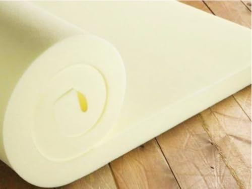 Memory Foam Mattress Topper – High-Density Viscoelastic Topper with 2″ Thickness, Hypoallergenic & Dust-Mite Resistant, Anti-Bacterial, UK Fire Retardant, Multiple Sizes (2ft6–6ft) (3ft Single)