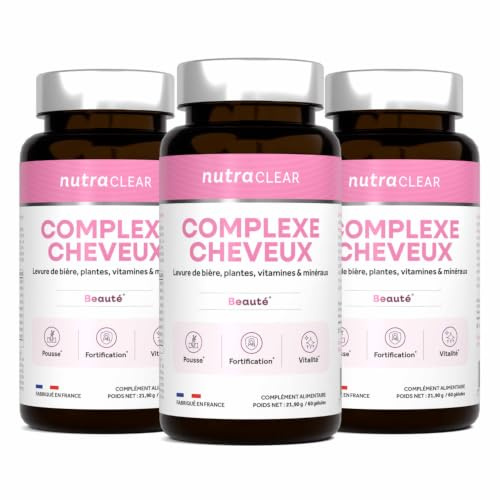 Nutraclear - Haarpflege-set – 3-monats-kur - Schönheit des Körpers - Wachstum, Kraft, Ausstrahlung