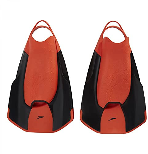 Speedo Unisex Fastskin Kick Equipment, Black/Siren Red, 3-4/11-12
