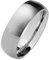 Paula & Fritz® matt poliert 6mm breit Edelstahlring Damen-Ring Verlobungs-Ring Freundschaftsring Herrenring Partnerring Dome Silber 53 (17)