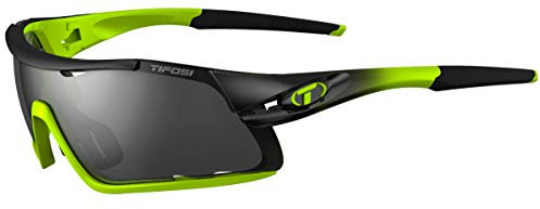 Tifosi Unisex Davos Sonnenbrille mit austauschbaren Gläsern (1 Stück), Race Neon, One size