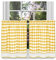 Achim Home Furnishings, Coppia di tende da finestra a quadri, 147,3 x 91,4 cm, colore: giallo e bianco