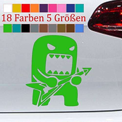 Domo Kun Gitarre Aufkleber VW Sticker JDM Anime Manga Japan 18 Farben 5 Größen