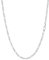 PROSILVER 2,9mm breit Italien Figarokette für Männer Jungen 51cm/20 Panzer Halskette 925 Silber 3+1 Gliederkette schlichter Halsschmuck Accessoire für Damen Jungen