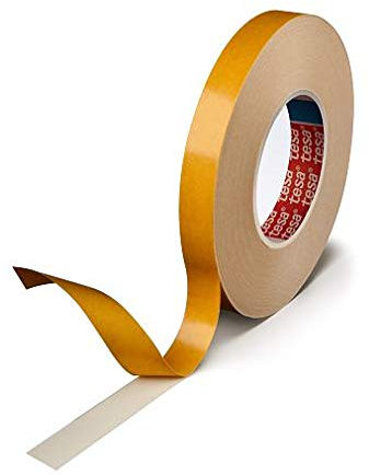 Tesa 4976 doppelseitiges Klebeband aus Schaumstoff, Pur Halterung, Acryl, selbstklebend, 540μm, 50 m x 25 mm, Schwarz, 12 Stück